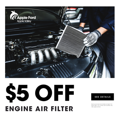 $5 off Cabin Air Filter